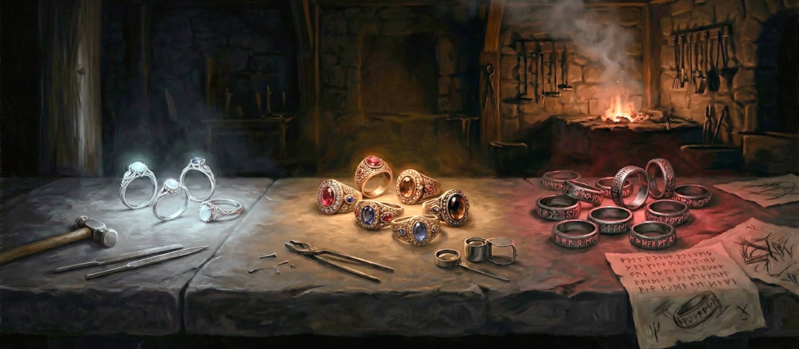 The Rings of Power - Good and Evil