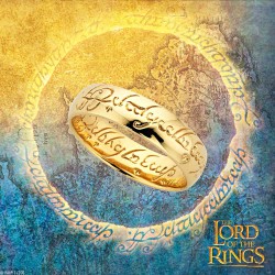 The One Ring 14ct - Direct from Middle Earth Jeweller - One ring to rule them all, One ring to find them, One ring to bring them all and in the darkness bind them. The Official Lord of the Rings One