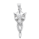 Official Arwen Evenstar Miniature Pendant — Sterling Silver & CZ — lotrjewelry.com Official Arwen Evenstar Miniature Pendant — Sterling Silver & CZ — lotrjewelry.com