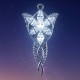 Official Arwen Evenstar Necklace — Sterling Silver Cubic Zirconia — New Line Productions Licensed LOTR Replica Official Arwen Evenstar pendant necklace in solid 925 sterling silver with claw-set cubic zirconia stones, film-accurate 6cm design, Warner Bros. licensed Lord of the Rings jewellery