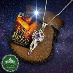 The Evenstar Pendant — Miniature Amethyst Edition