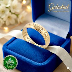 The One Ring – Elven Gold Wedding Band Edition