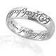 Official One Ring Sterling Silver Replica New Zealand Official Lord of the Rings One Ring replica in solid 925 sterling silver with cast engraved Black Speech inscription, 6mm Comfort Curve profile, made to order in New Zealand, New Line Productions licensed