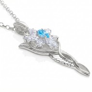 The Evenstar Pendant – Genuine Blue Topaz Edition