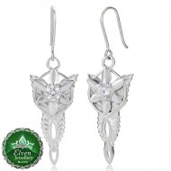 The Evenstar Earrings — Sterling Silver Drop Earrings