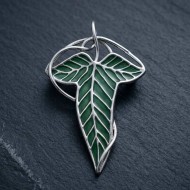 The Elven Leaf of Lórien — Sterling Silver Pendant, Gift of Galadriel