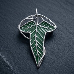 The Elven Leaf of Lórien — Sterling Silver Pendant, Gift of Galadriel