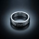 Official Hobbit My Precious Ring in solid 925 sterling silver, My Precious engraved outside, Official Hobbit logo inside, 6mm comfort-fit band, New Line Productions licensed, made in New Zealand