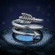 Official Legolas Greenleaf Arrow Wrap Ring in solid 925 sterling silver, silver arrow wraps around the finger twice, custom made, New Line Productions licensed, made in New Zealand