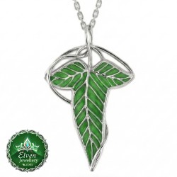 The Elven Leaf of Lórien — Sterling Silver Pendant, Gift of Galadriel