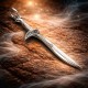 Official Orcrist Sword Pendant Sterling Silver Hobbit Goblin-Cleaver Official Orcrist Goblin-Cleaver sword pendant in solid 925 sterling silver, 60mm, Thorin Oakenshield's Gondolin blade from The Hobbit, New Line Productions licensed, made in New Zealand