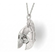 The Rohan Helmet Pendant — Sterling Silver Spirit of the Horse-Lords