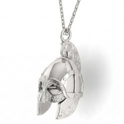The Rohan Helmet Pendant — Sterling Silver Spirit of the Horse-Lords