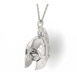 The Rohan Helmet Pendant — Sterling Silver Spirit of the Horse-Lords