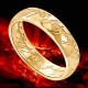 The mystic of the One Ring shall never diminish as we move from one generation of hobbits to the next. As a popular wedding band we have shipped the One Ring replica to LoTR Fans, since the birth of the trilogy,  from our location under the shadow of Mt D