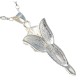 Official Arwen Evenstar pendant necklace in solid 925 sterling silver set with seven genuine natural non-heat-treated amethyst stones, claw-set, film-accurate proportions, New Line Productions licensed Lord of the Rings jewellery