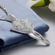 Arwen Evenstar Necklace Pendant - Lord of the Rings Ring Jewellery - The Arwen Evenstar features in the Lord of the Rings Trilogy and is given by Arwen to Aragon as a symbol of her eternal love for him. The original Tol