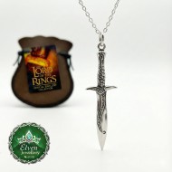 The Sting Pendant — Sterling Silver Elven Blade, Bilbo's Sword