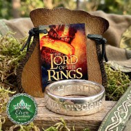 The "My Precious" Ring —  Gollum's Obsession Engraved in Silver