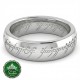 Official One Ring Sterling Silver Precision Engraved — LOTR Replica — New Zealand Official Lord of the Rings One Ring in solid 925 sterling silver with precision engraved Black Speech Elvish Tengwar inscription, silver-on-silver ghost effect, handcrafted in New Zealand