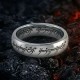 Official One Ring Sterling Silver Precision Engraved — LOTR Replica — New Zealand Official Lord of the Rings One Ring in solid 925 sterling silver with precision engraved Black Speech Elvish Tengwar inscription, silver-on-silver ghost effect, handcrafted in New Zealand