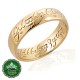 The Gold One Ring of Power from Lord of the Rings The One Ring – Elven Gold Wedding Band Edition-Lord of the Rings Jewelry-Elven Jewellery